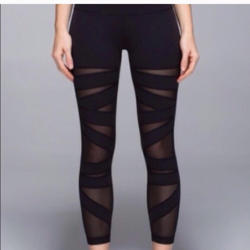 High waisted tech mesh 4